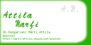 attila marfi business card