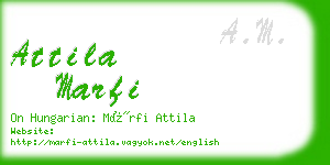 attila marfi business card